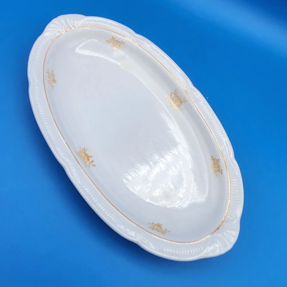 Vintage Zeh Scherzer Bavaria Germany Porcelain Dish Post WWII period